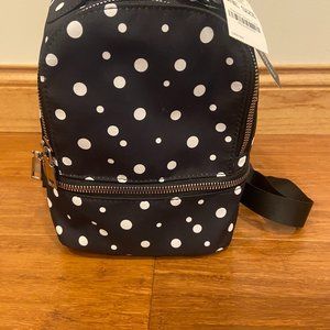 Brand New Black and White Mini Backpack